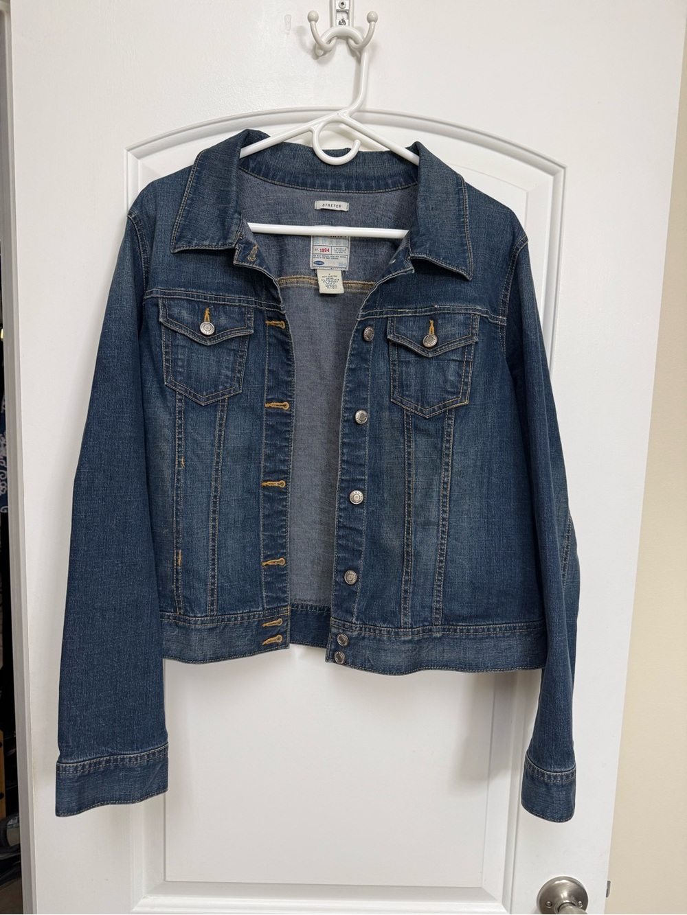 Old Navy Women's Dark Blue Denim Jacket